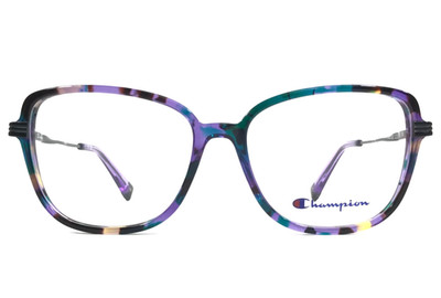 Champion Brille Rahmen WENDI C03 Schwarz Braune Lila Schildplatt 53-15-135
