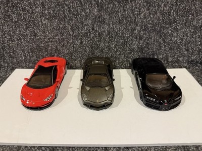 maisto lamborghini Centenario, Reventon, Bugatti Chiron Lot Of 3 Diecast