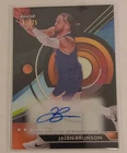JALEN BRUNSON 2023-24 TOPPS FINEST BLACK GEOMETRIC AUTO /25 NEW YORK KNICKS