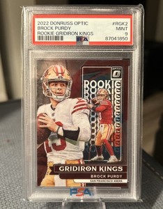 BROCK PURDY 2022 Donruss Optic Rookie Gridiron Kings RC #RGK-2 PSA 9 49ers