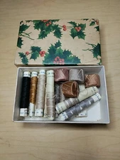 Vintage/Antique France Made Thread Neutral/Fall Tones