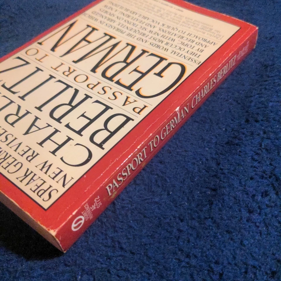 Passport To German VTG Paperback Book, Charles Berlitz Signet Books 1986 Revised - Image 4 of 4