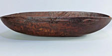 NEW GUINEA TAMI ISLAND, SIASSI, IRON WOOD BOWL