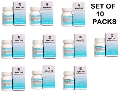 Alpha NC Tablets 20g × 10 | Natural Relief for Nasal Congestion | 5-Year Expiry