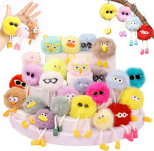 24pcs Kids Keychains   Cute Bulk Party Favors for Birthday, Classroom, Stockings