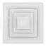 HART & COOLEY 050716 8X8 ALUMINUM CEILING DIFFUSER FOUR WAY