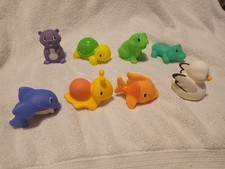 Munchkin 2010 Animal Bath Water Squirter Figures Lot Of 8