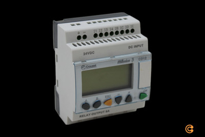 Crouzet Millenium 3 CD12 24 V/DC SPS-Steuerungsmodul Modul H90mm SIEHE TEXT/FOTO