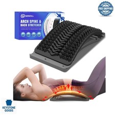 Adjustable Back Stretcher for Pain Relief  Posture - Portable Lumbar Support...