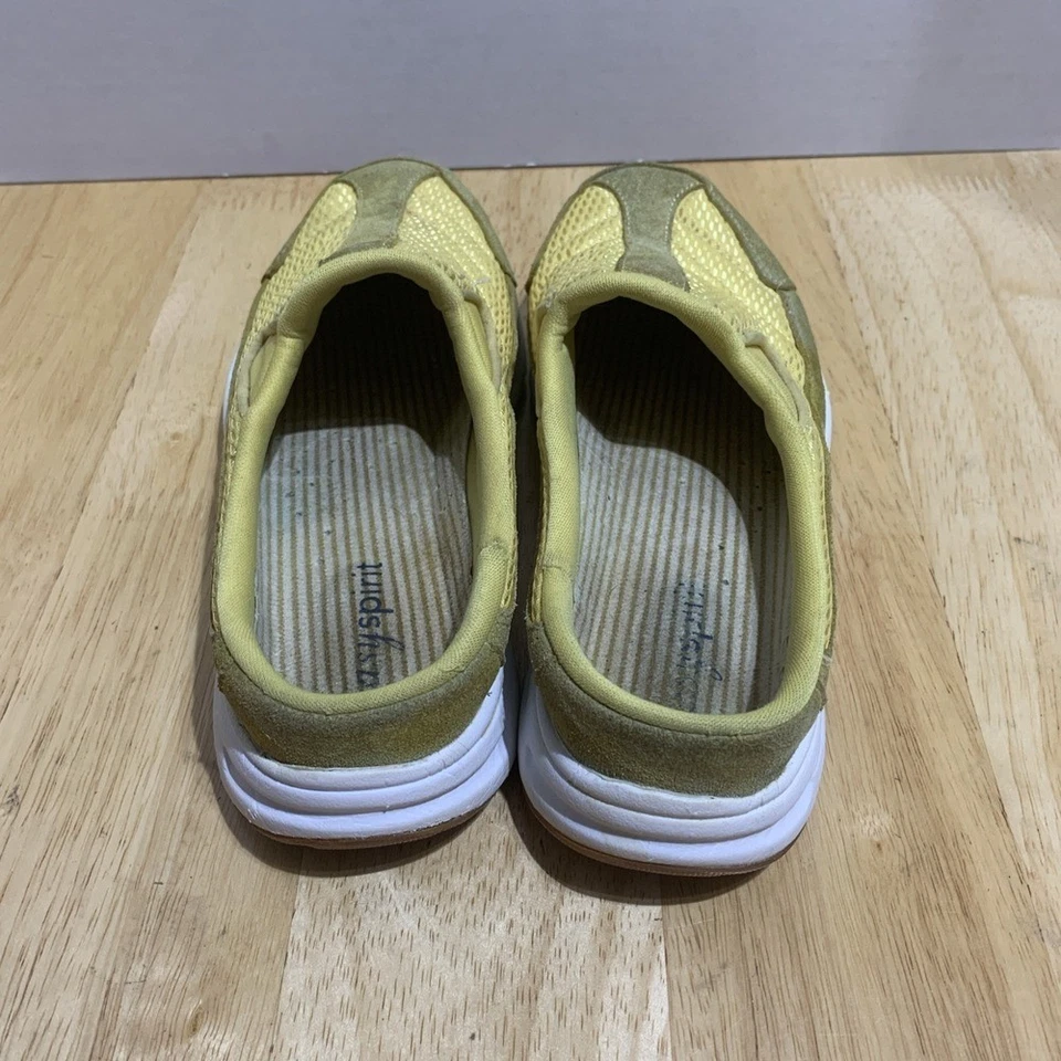 Easy Spirit Women's TravelTime, Yellow Slip-On Mules, Size 6 - Image 2 of 4