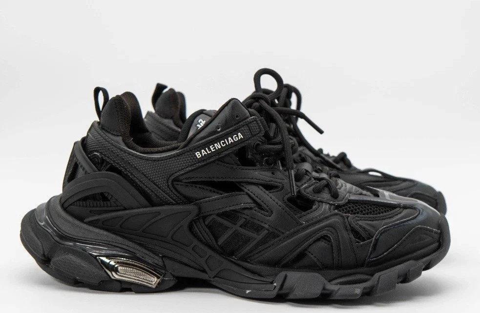 Balenciaga — Balenciaga Track.2 Trainer "Black" Men's Size 8 With Box & Dust Bag