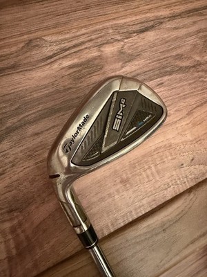 Taylormade sim2 max 9i iron lh left handed w/ kbs r flex steel shaft