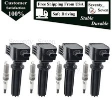 4pcs Ignition Coil Kit For Escape Explorer Fusion Edge Taurus Ford L4 2.0L