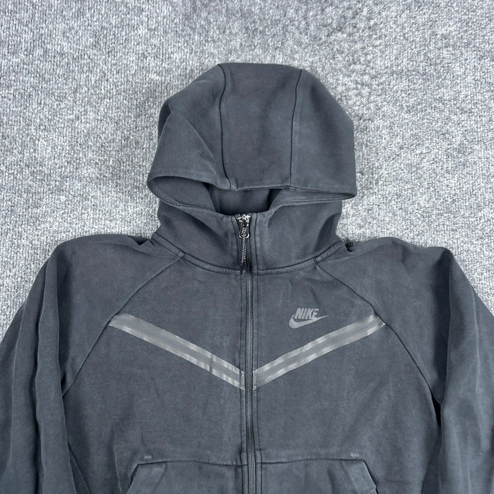 Nike Tech Fleece Hoodie Womens XS Black Windrunner Full Zip Jacket CW4298-010 - Image 4 of 4