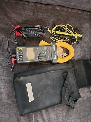 Prova 2009 Ac/Dc True Rms Watt Digital Clamp Meter w/ case, leads, AEMC AC Probe