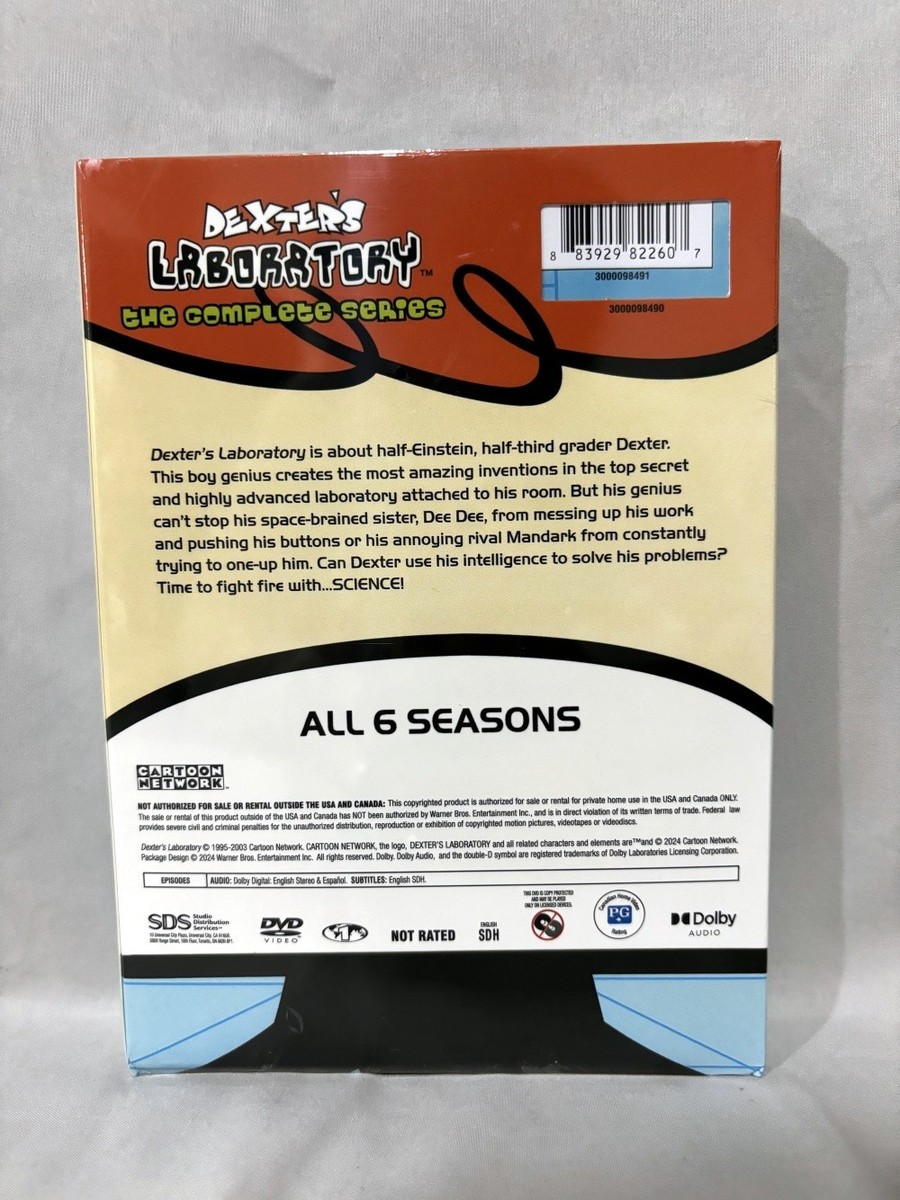 Dexter's Laboratory The Complete Series (DVD,12-Disc Set,Seasons 1