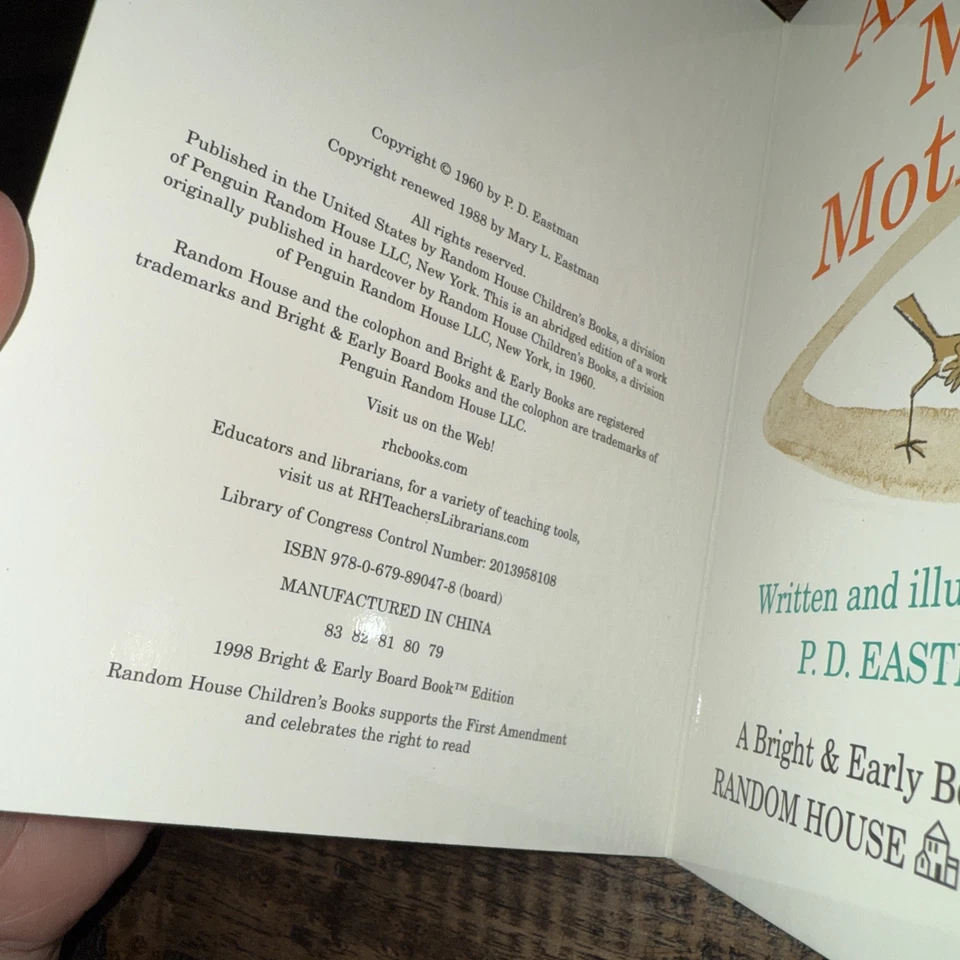 Are You My Mother? by P. D. Eastman (Boardbook) - Image 3 of 3