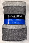 Nautica Home set of 2 Soft Hand Towels Striped 100% Cotton New