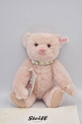 Steiff Julia Teddybär 663031 Limited Edition Rosa Alpaka Bär