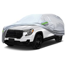 Full Car Cover Universal 6 C11 - Fits SUVs 181"-190" in Length Silver Car Cover