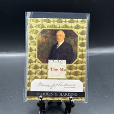 2023 Keepsake Edition Warren G. Harding Hand Written Relic Gold #1/1