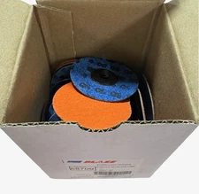 Norton 3" Roloc Sanding Discs SG BLAZE 50 Grit Ceramic Alumina 25 Pack