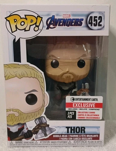 Funko POP! Marvel Avengers Thor #452 Entertainment Earth Bobblehead No Cards