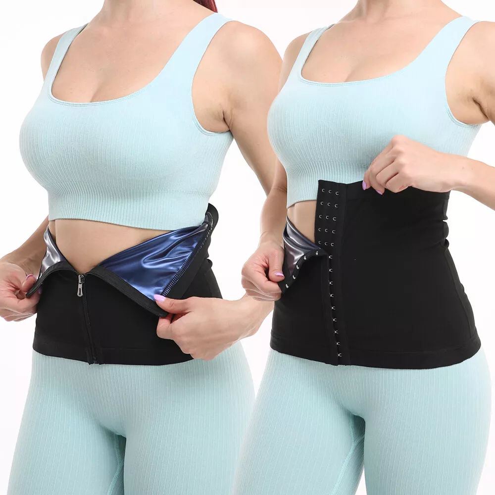 Waist Trainer Trimmer for Women Weight Loss Sauna Wrap Belt Sweat Stomach  Shaper