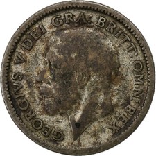 #1200197 Great Britain, George V, 6 Pence, 1926, Silver, VF, KM:815a.2