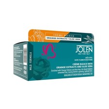 Jolen New York Creme Bleach with Orange Extracts and Aloe Vera, 40gm - Free Ship