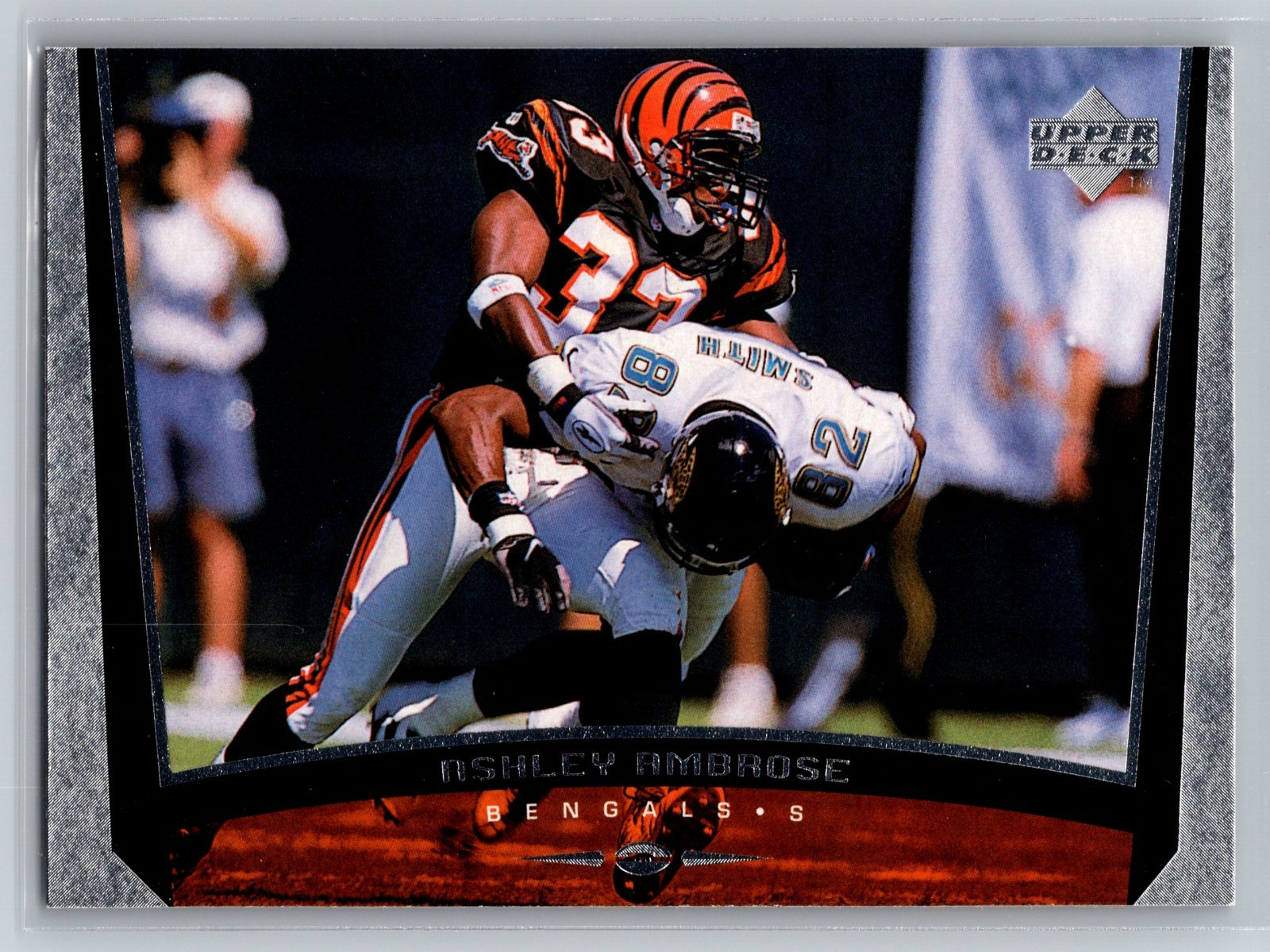 1998 Upper Deck Ashley Ambrose #89 Bengals NFL Football Card
