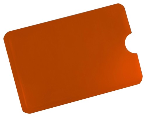 RFID Schutzhülle Orange Soft EC Kartenhülle Kredit Anti Skimming NFC Blocker - Bild 2 von 3