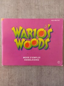 Wario's Woods Nintendo Nes Pal Fah