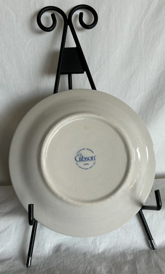 Juego de 4 platos de pan Gibson para artículos para el hogar manzana pera patrón 6 pulgadas vintage Foto 2 de 4