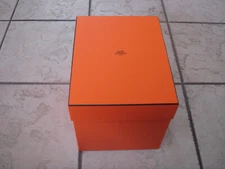 [Newly Used Bag] Hermes Empty Box Orange Used A Lady or Men  Storage
