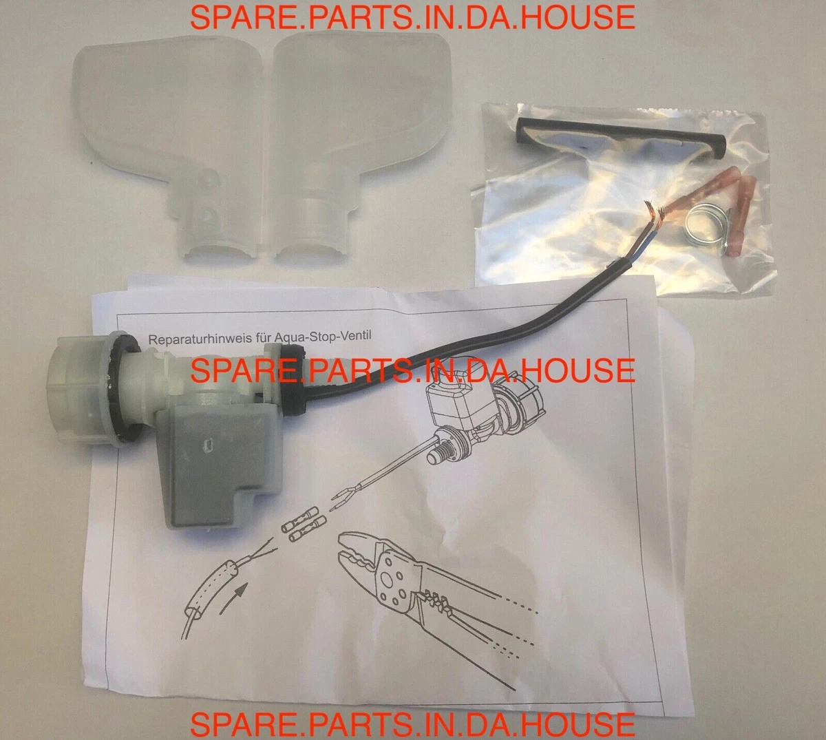 Genuine Bosch Serie 4 Dishwasher Aquastop Valve SMS50E32AU 13