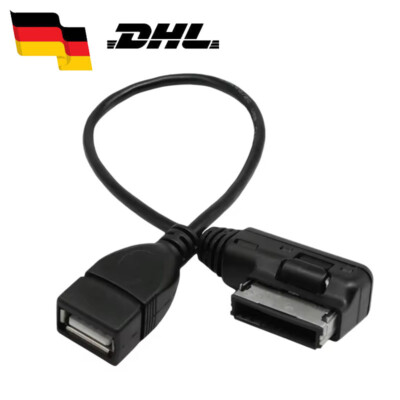 AMI MMI USB Adapter Kabel für VW Seat Skoda Audi A3 A4 S4 A5 A6 S6 A8 S8 Q3 Q5