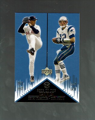 2002  Upper Deck. Keys to the City. Tom Brady/Martinez. #K5    NM.
