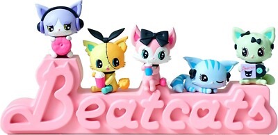 Sega Sanrio x Sega Toys Beatcats TABLE COLLECTION1 Figure Set 5 Cats Japan new