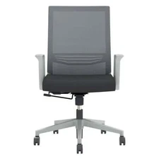 Office Source Oslo Mid Back Mesh Conference Chair with Fixed Arms MSRP $287.95