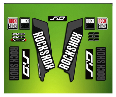 PEGATINAS HORQUILLA ROCK SHOX SID ELX37 STICKERS AUFKLEBERS AUTOCOLLANTS DECALS 