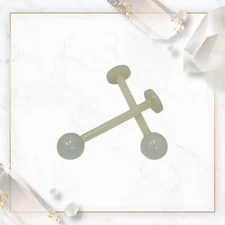 14G Glow in Dark Bioflex Retainer Labret Flat Back Stud 5/8" 16mm Sold as Pair