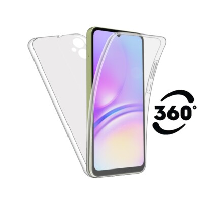 Für Samsung Galaxy A05 Full 360 Schutz Front & Rückseite Durchsichtig Handyhülle