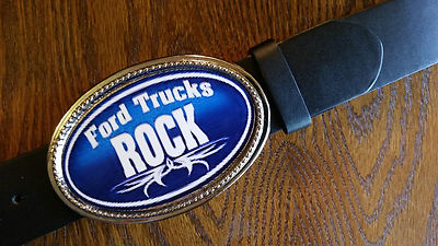 Ford Boucle de ceinture en laiton chromé, Plaqué chrome