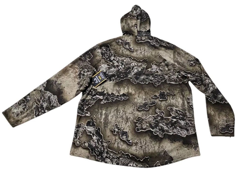 Realtree Excape Mens Tech Hoodie With Face Gaiter Scent Control Sz. Medium NWT - Image 4 of 4