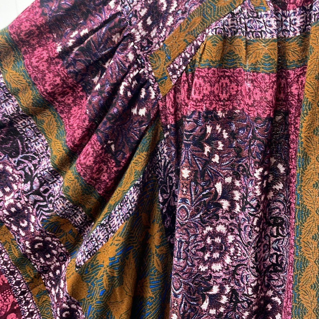 Vici Patchwork Print Long Sleeve Boho Romper Wome… - image 3