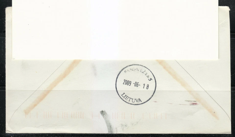 United States World Fair 1964 cover postal used only 2009 to Lithuania.RARE.Bee - Image 2 of 2