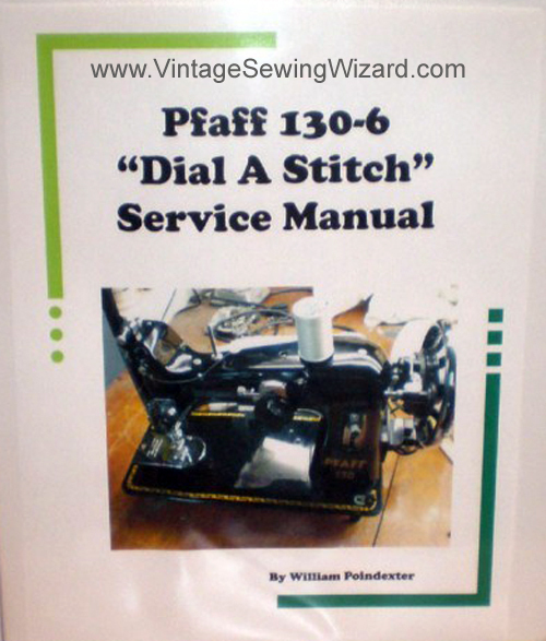 Pfaff 130 Sewing Machine Service Manual CD eBay
