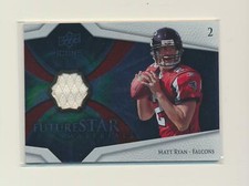 2008 Upper Deck Icons Future Star Materials #FSM7 Matt Ryan rookie Atlanta 