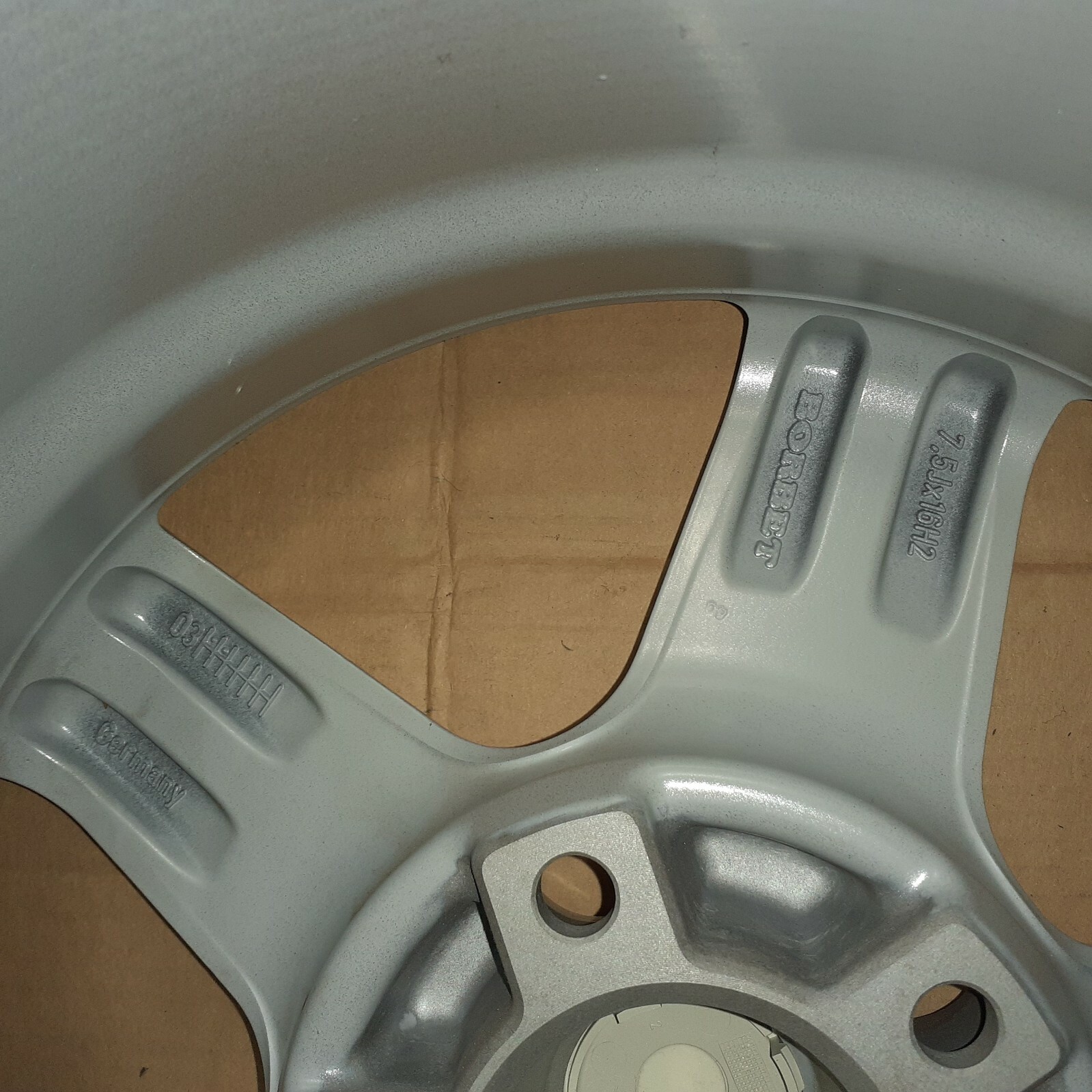 1x Borbet M75635 silber 7,5x16
